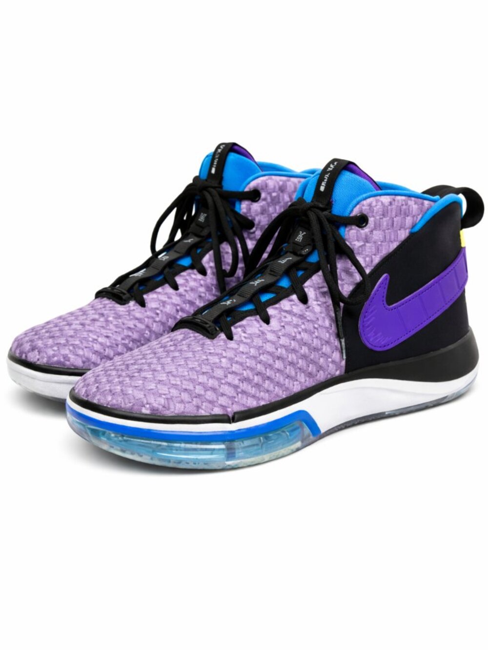 Nike AlphaDunk Huarache Fab Five Purple Basketball Shoes Men’s Size 10‎